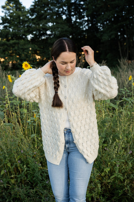 KastanjeKnop Cardigan Kvinde