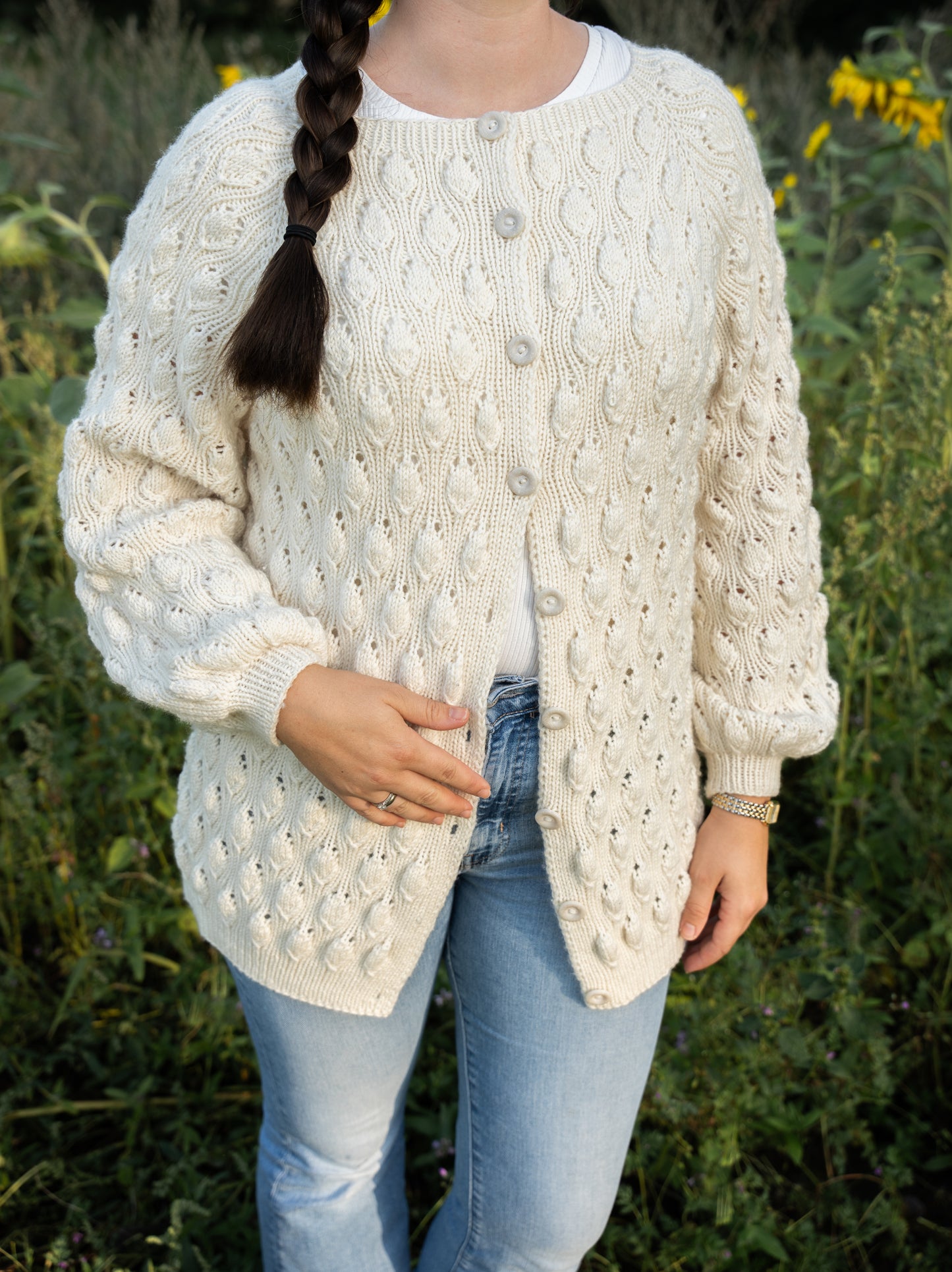 KastanjeKnop Cardigan Kvinde