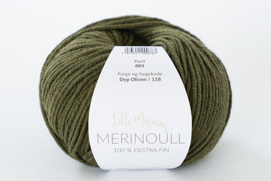 Merinould - Dyp Oliven / Dyb Oliven 118